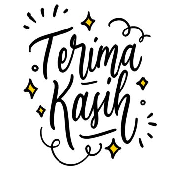 Terima Kasih Letter Handwriting With Spark Doodle Transparent Background, Terima Kasih, Terima ...