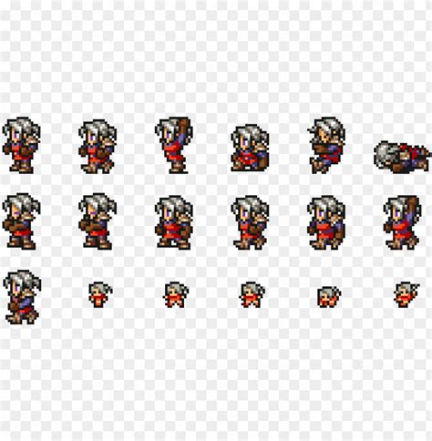 Free download | HD PNG ffrk luneth warrior sprites final fantasy 6 terra sprite PNG image with ...