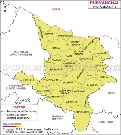 Proposed Purvanchal Map