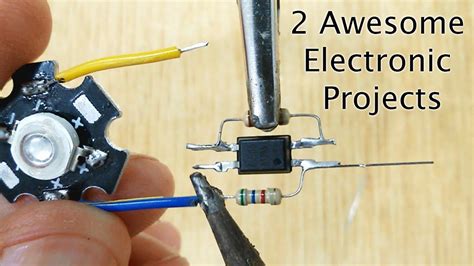 Two Awesome Electronic Projects | Electronics DIY - YouTube