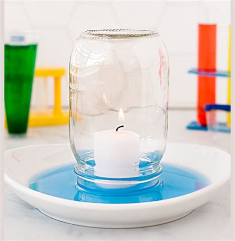 🕯️ Burning Candle in Rising Water Experiment w/ FREE Worksheet