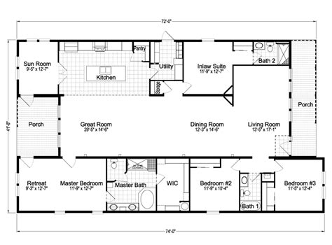 Floor Plan for Casita III | Suncrest Homes Full Service Manufactured ...