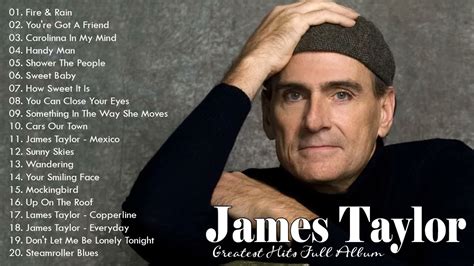 James Taylor Greatest Hits Full Album | Best Songs Of Jame Taylor - YouTube