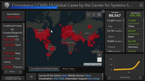 Johns Hopkins map cited as major resource in coronavirus count | WKBN.com