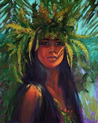 Laka is seen as a Hawaiian goddess of plants, forest and hula/ She is ...