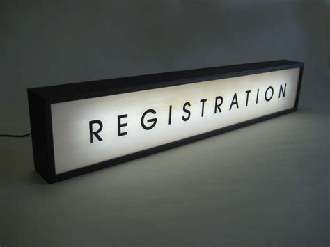 Registration Sign - BINGKAI