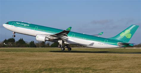 Aer Lingus Airbus A330-300 Just Before Touch Down Runway