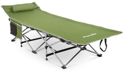 Alpcour Folding Camping Cot with Headrest (Great Price) | Best Tent ...