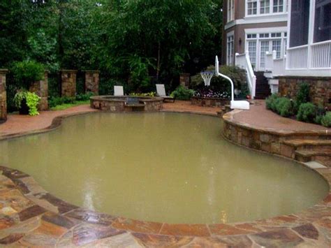 Treatment for Brown Pool Due to Recent Flooding - Gohlke Pools