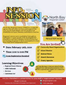 North Bay Regional Center (NBRC) Info Session - Matrix, A Parent Network and Resource Center