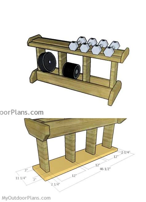 10 Free DIY Dumbbell Rack Plans (Build a Weight Rack)