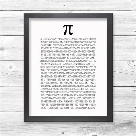 First 1000 Digits Of Pi Printable