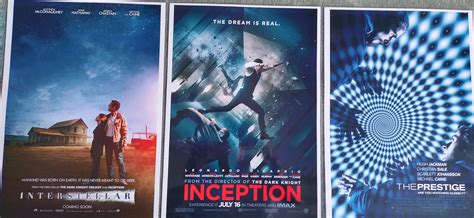 Movie posters - Christopher Nolan - The Prestige - Inception ...