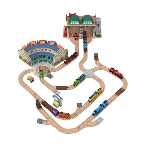 Thomas & Friends Wooden Railway Tidmouth Sheds Starter Train Set