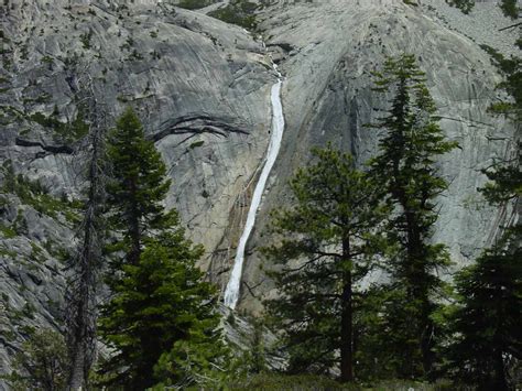 Pywiack Cascade - Hidden Falls in Tenaya Canyon in Yosemite