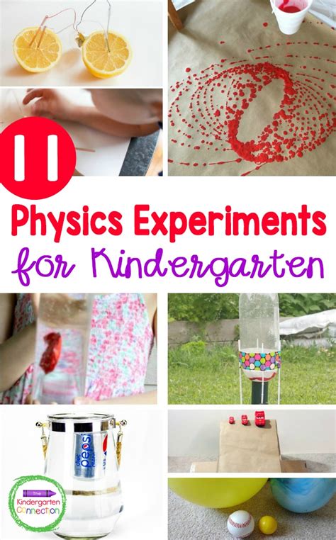 11 Awesome Physics Experiments for Kids - The Kindergarten Connection