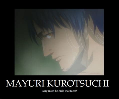 captain mayuri kurotsuchi is a good looking man,if only he didn't paint his face all the time ...