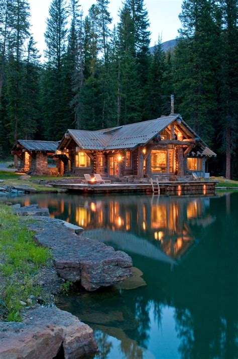 A Rustic Cabin in Montana's Prestigious Yellowstone Club - Decoholic