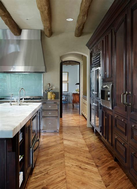 Chocolate Brown Cabinets - Cottage - kitchen - de Giulio Kitchen Design