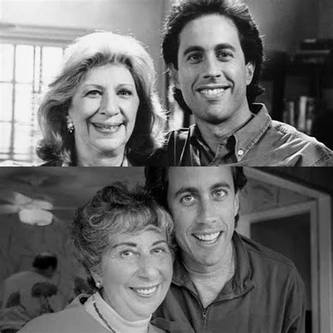 Jerry Seinfeld with his onscreen mother and his actual mother. : pics