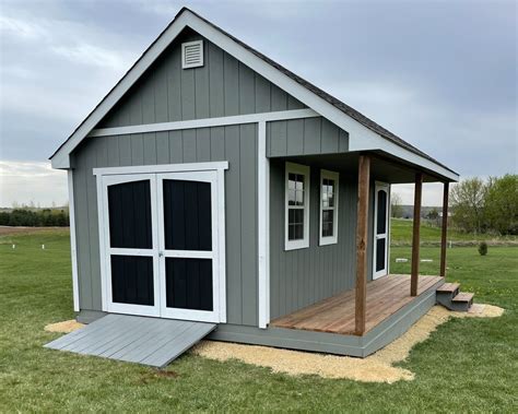 Sheds with Covered Porches — Storage Sheds MN, WI | Built on Your Site ...