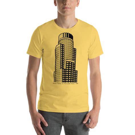 Library Tower / US Bank Tower LA Unisex T-Shirt – Adam Nathaniel Furman