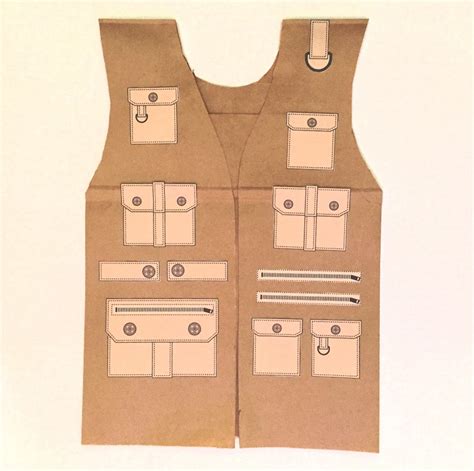 Paper Bag Safari Vest