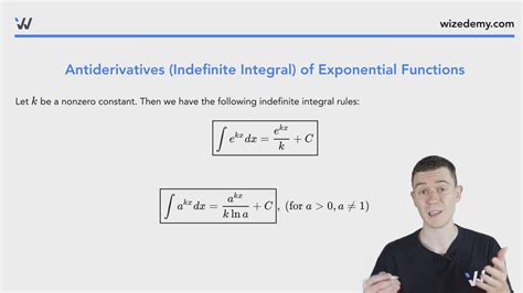 Integration Rules Exponential