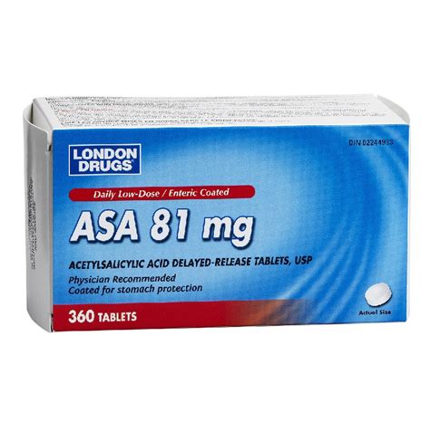 London Drugs ASA Daily - 81mg Low-Dose - 360's | London Drugs