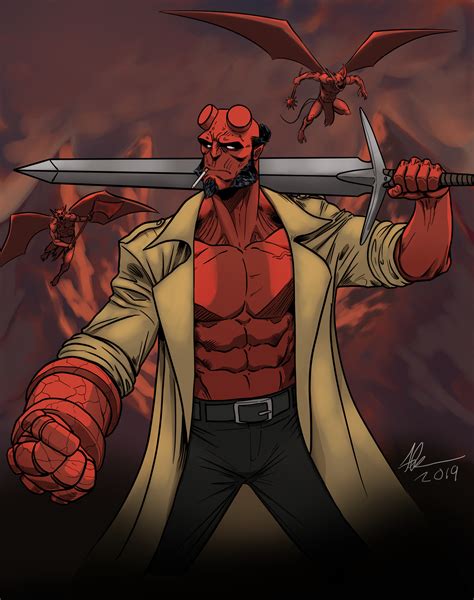 ArtStation - Hellboy Fan art