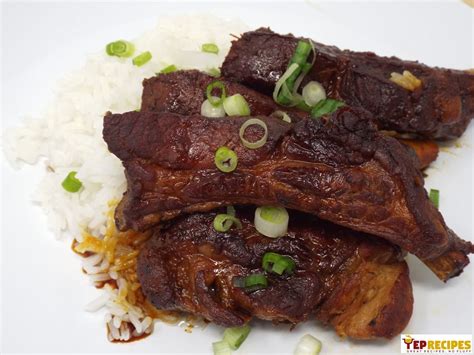Japanese Style Braised Pork Ribs Recipe | YepRecipes
