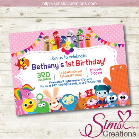 BABYFIRST TV BIRTHDAY PRINTABLE INVITATION | BABYFIRST TV PARTY INVITATION in 2020 | Birthday ...