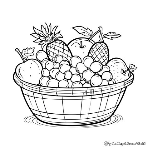 Aggregate 143+ fruits basket drawing images - seven.edu.vn