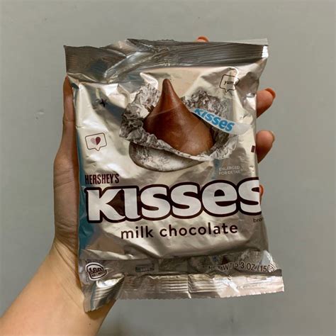 Kisses Milk Chocolate, Food & Drinks, Packaged & Instant Food on Carousell