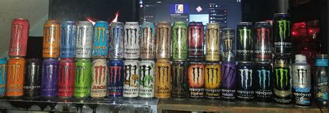 My Monster Can Collection So Far : energydrinks