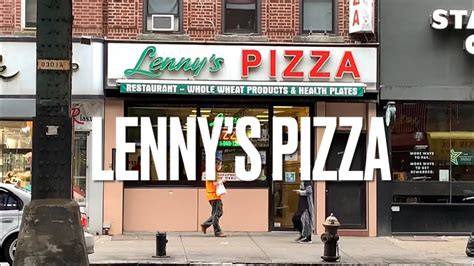 Pizza review: Lenny’s Pizza (Brooklyn, NY) - YouTube