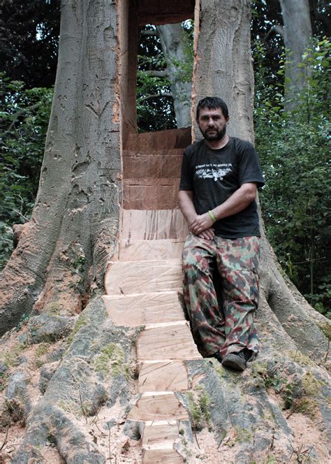 Rumen Dimitrov: Ellesmere Sculpture Trail, Stairway to Heaven, England