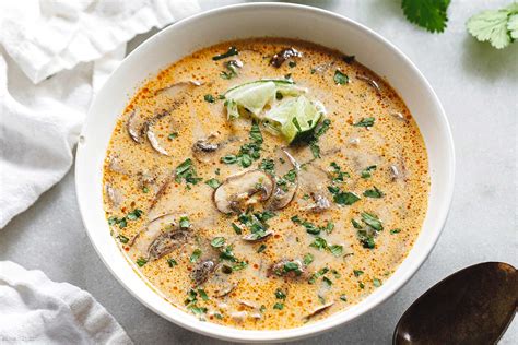 Thai Coconut Soup Recipe with Mushrooms – Thai Coconut Mushroom Soup Recipe — Eatwell101