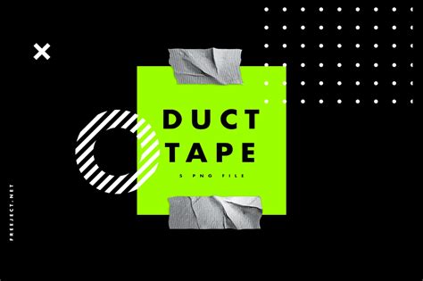 Duct Glued Texture Tape - Free Download PNG File