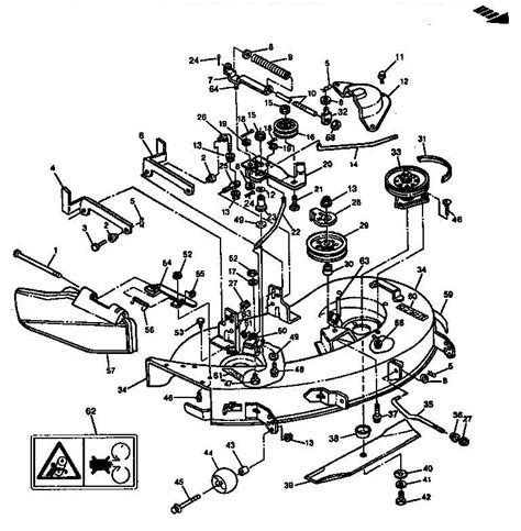 John deere lx277 mower deck parts diagram