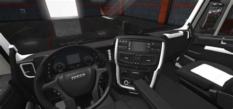 Iveco Hi-Way Luxury Black - White Interior 1.36.x - Allmods.net