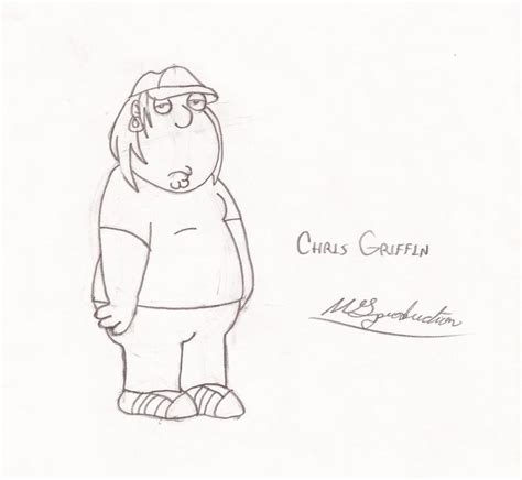 Chris Griffin from Family Guy (Sketch) by mickeyelric11 on DeviantArt