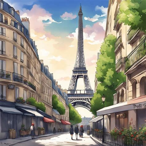 Beautiful Day in Paris (AI Art) by Creative-Arts6 on DeviantArt