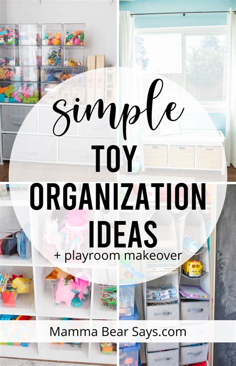 Simple Toy Organization Ideas & Playroom Declutter - Mamma Bear Says