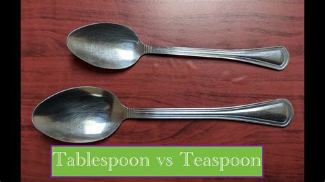 Cooking Basics | TableSpoon Vs TeaSpoon | Size and Measurements - YouTube