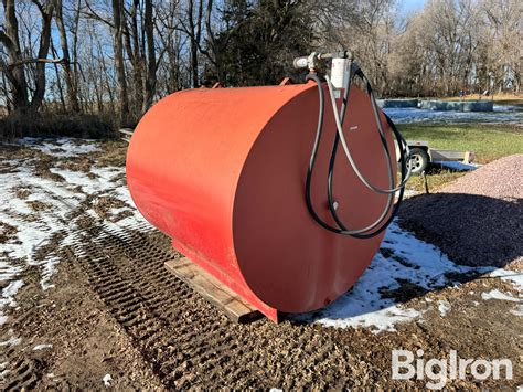 1000 Gallon Fuel Tank W/ Electric Pump BigIron Auctions