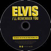 I'll Remember You - Elvis Presley CD Info FTD Label