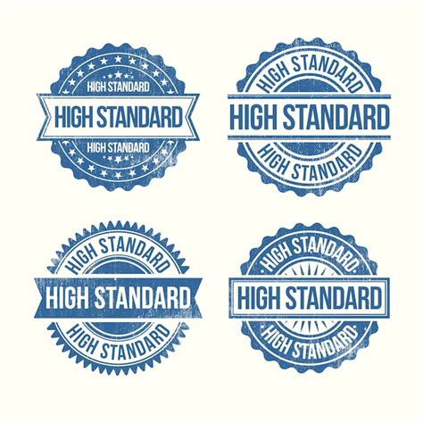 Free Vector | Standard stamp design collection