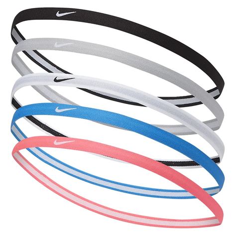 Nike Girls' Swoosh Sport Headbands 6 Pack 2.0