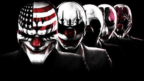 five Halloween masks video games Payday 2 #2K #wallpaper #hdwallpaper #desktop | Payday 2 ...